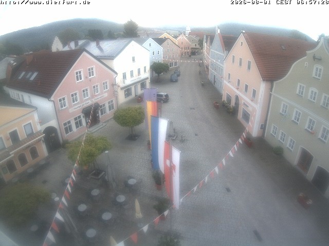 Archiv Foto Webcam Ostansicht Rathaus Dietfurt
