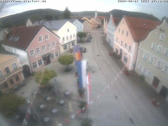 Archiv Foto Webcam Ostansicht Rathaus Dietfurt