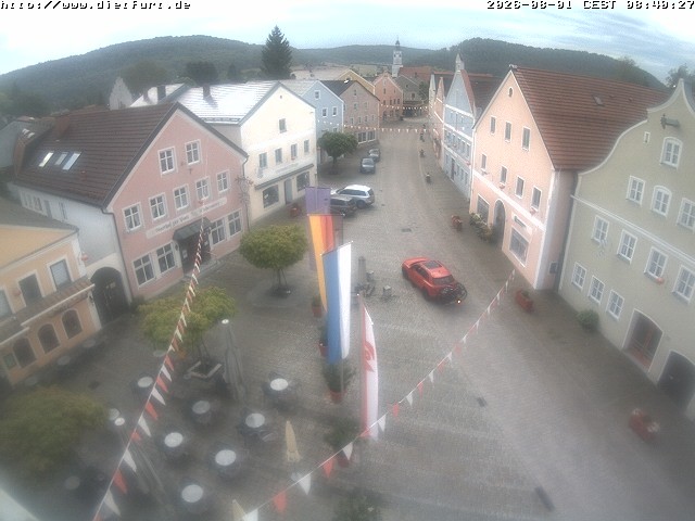 Archiv Foto Webcam Ostansicht Rathaus Dietfurt