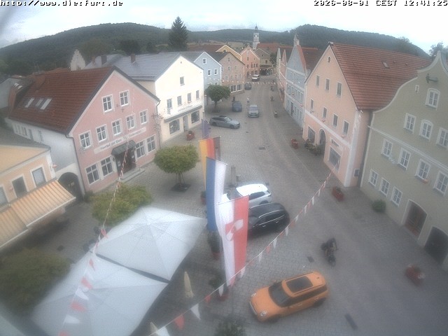 Archiv Foto Webcam Ostansicht Rathaus Dietfurt