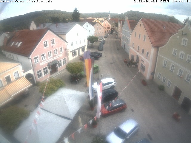 Archiv Foto Webcam Ostansicht Rathaus Dietfurt