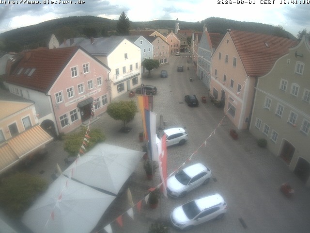 Archived image Webcam View on Dietfurt guildhall