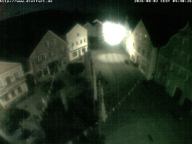 Archiv Foto Webcam Ostansicht Rathaus Dietfurt