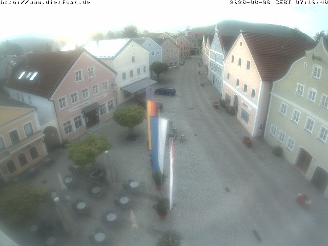 Archiv Foto Webcam Ostansicht Rathaus Dietfurt