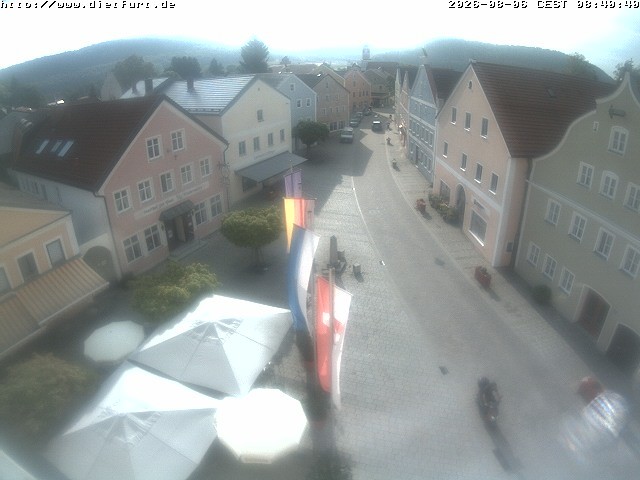 Archiv Foto Webcam Ostansicht Rathaus Dietfurt