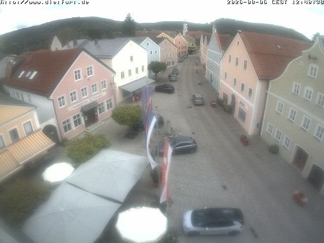 Archiv Foto Webcam Ostansicht Rathaus Dietfurt