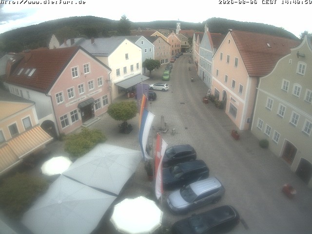 Archiv Foto Webcam Ostansicht Rathaus Dietfurt