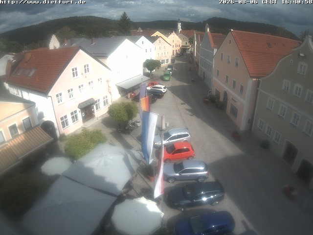 Archiv Foto Webcam Ostansicht Rathaus Dietfurt