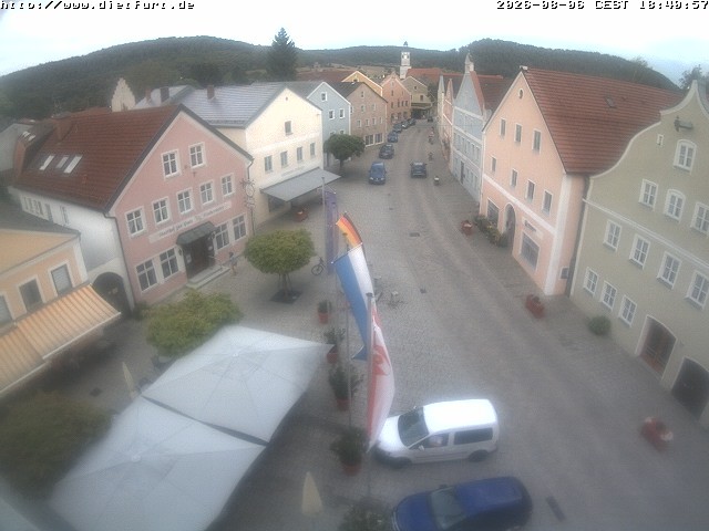 Archiv Foto Webcam Ostansicht Rathaus Dietfurt