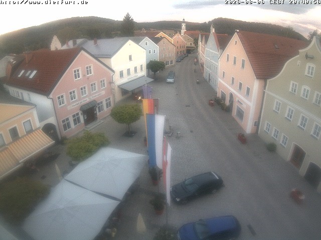 Archiv Foto Webcam Ostansicht Rathaus Dietfurt