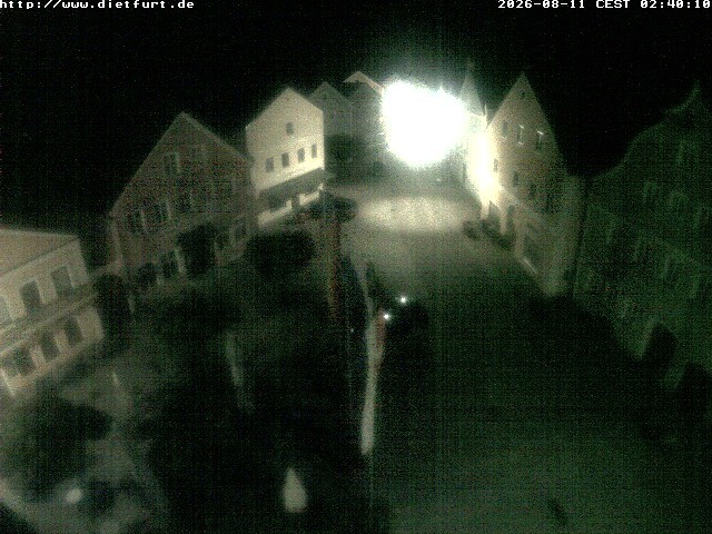Archiv Foto Webcam Ostansicht Rathaus Dietfurt