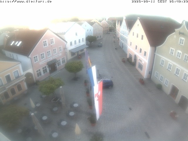 Archiv Foto Webcam Ostansicht Rathaus Dietfurt