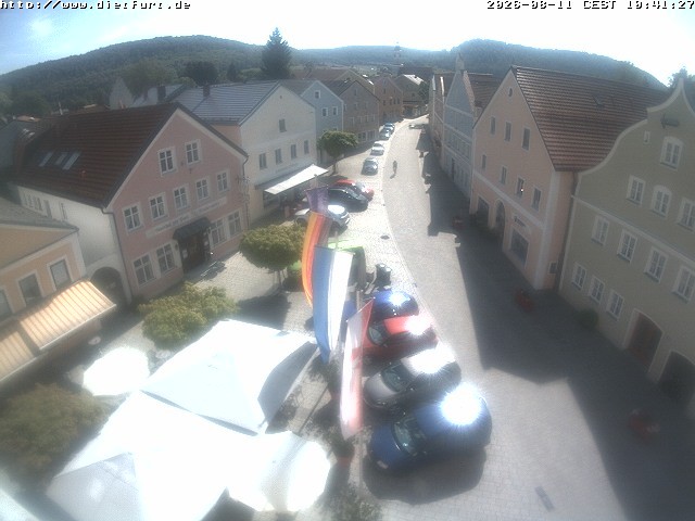 Archiv Foto Webcam Ostansicht Rathaus Dietfurt