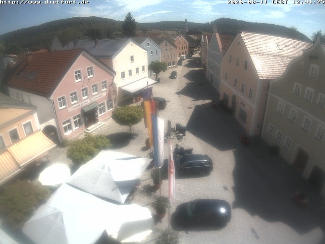 Archiv Foto Webcam Ostansicht Rathaus Dietfurt