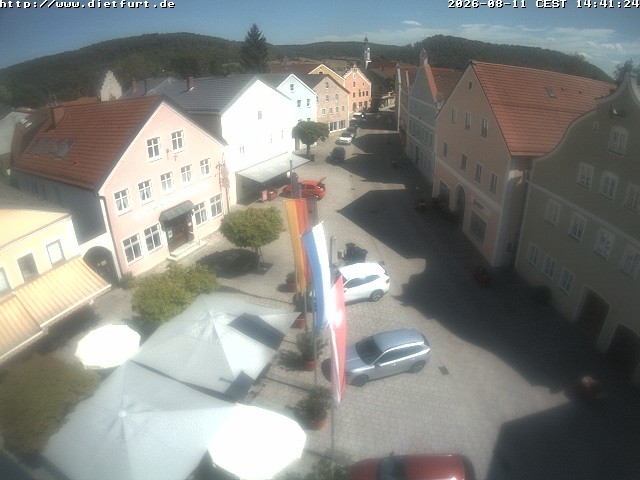 Archiv Foto Webcam Ostansicht Rathaus Dietfurt