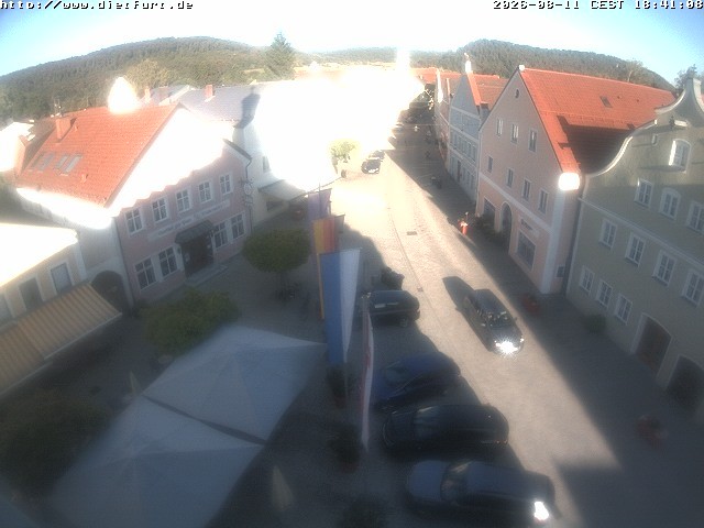 Archiv Foto Webcam Ostansicht Rathaus Dietfurt