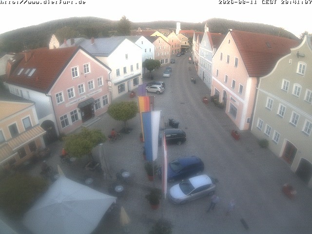 Archiv Foto Webcam Ostansicht Rathaus Dietfurt