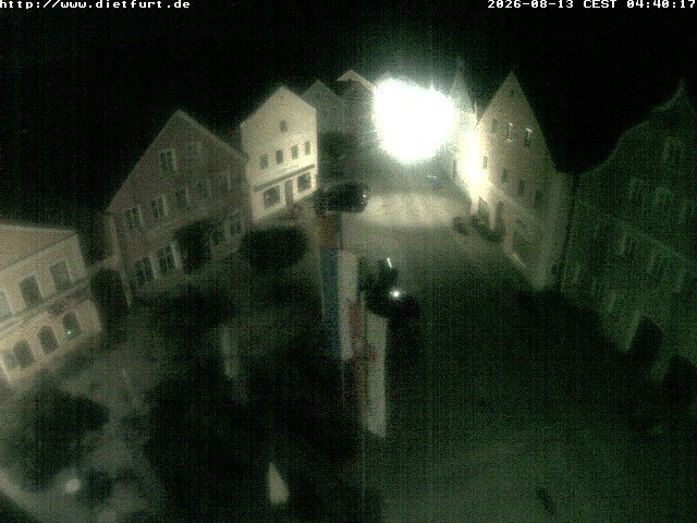 Archiv Foto Webcam Ostansicht Rathaus Dietfurt