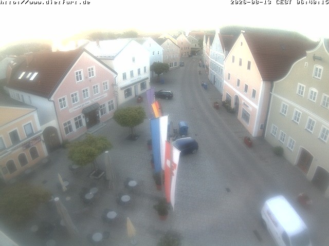 Archiv Foto Webcam Ostansicht Rathaus Dietfurt