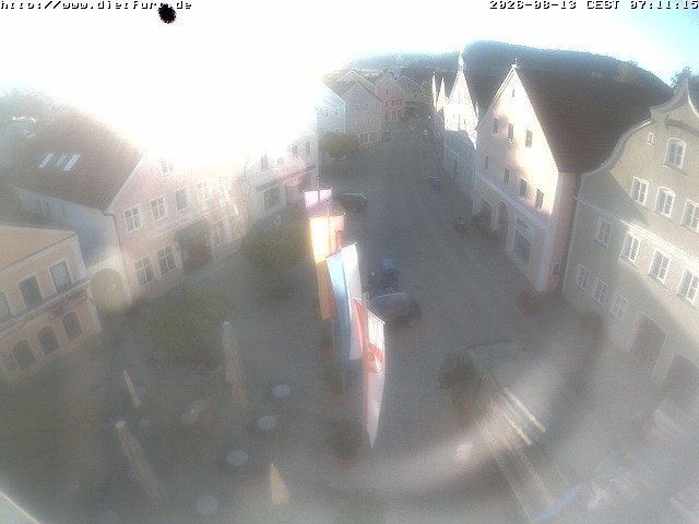 Archiv Foto Webcam Ostansicht Rathaus Dietfurt