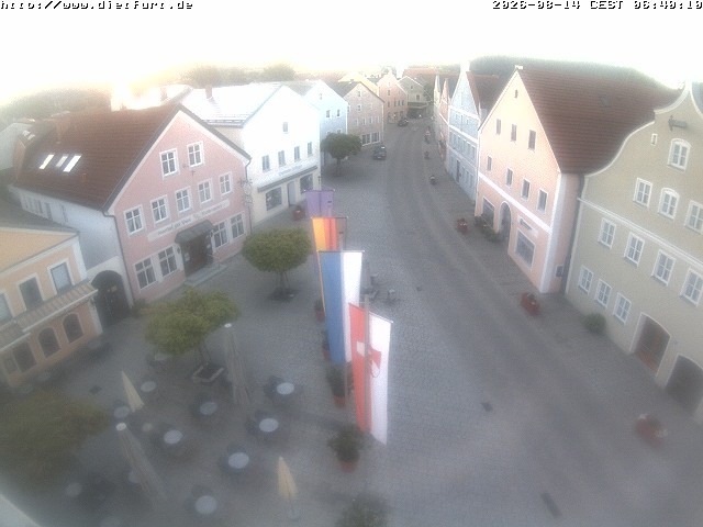 Archiv Foto Webcam Ostansicht Rathaus Dietfurt
