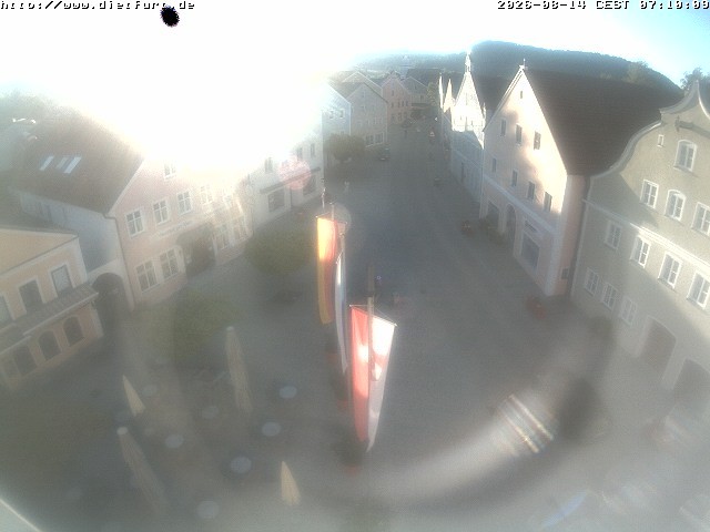 Archiv Foto Webcam Ostansicht Rathaus Dietfurt