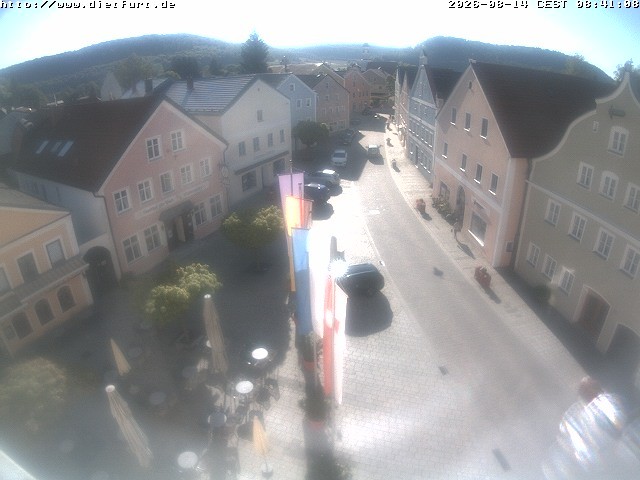 Archiv Foto Webcam Ostansicht Rathaus Dietfurt