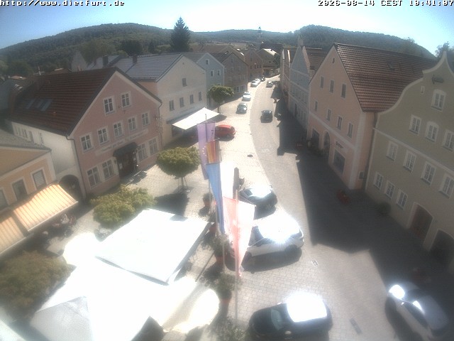 Archiv Foto Webcam Ostansicht Rathaus Dietfurt