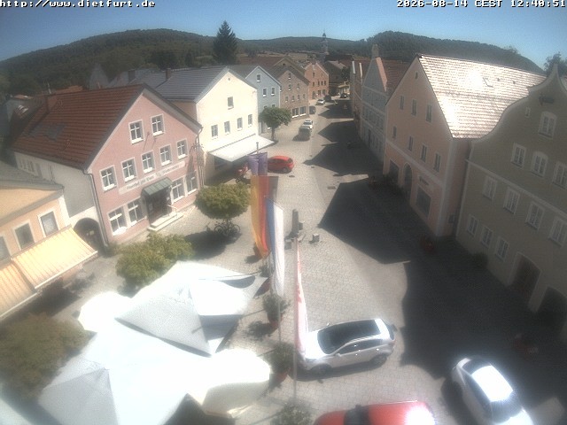 Archiv Foto Webcam Ostansicht Rathaus Dietfurt