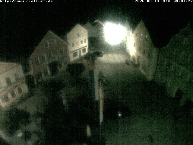 Archived image Webcam View on Dietfurt guildhall
