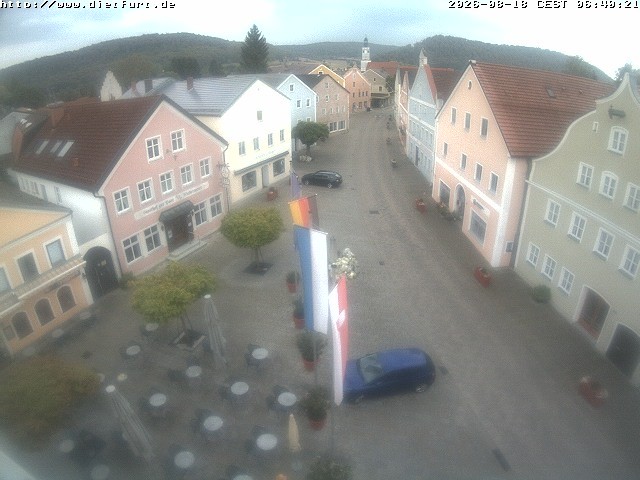 Archived image Webcam View on Dietfurt guildhall