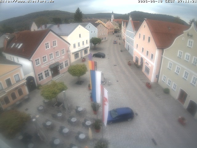 Archived image Webcam View on Dietfurt guildhall