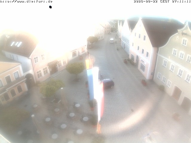 Archiv Foto Webcam Ostansicht Rathaus Dietfurt