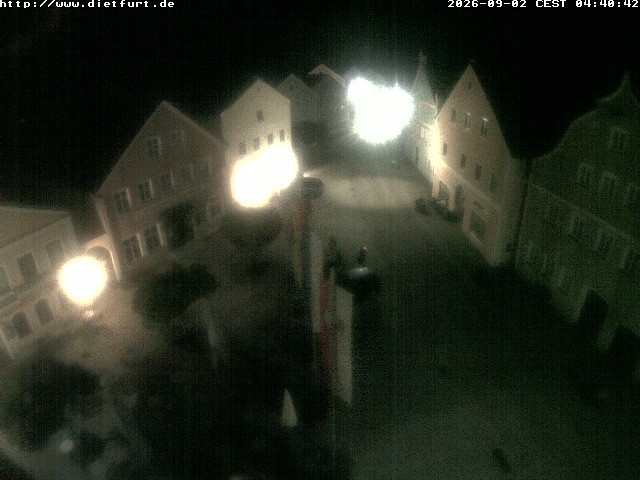 Archiv Foto Webcam Ostansicht Rathaus Dietfurt