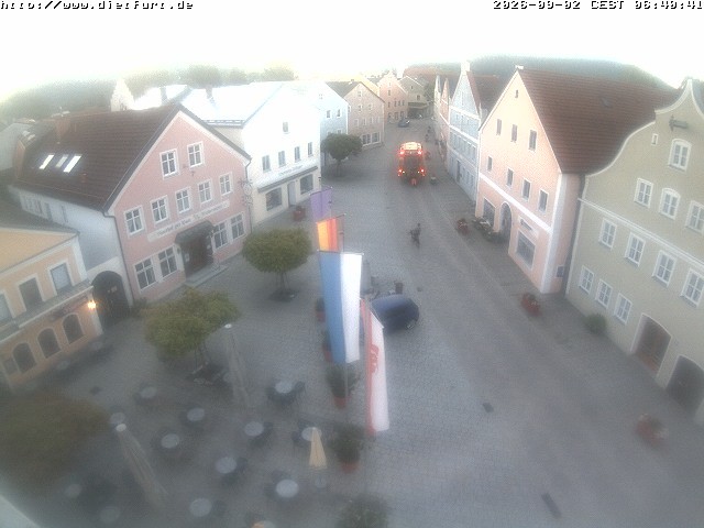 Archiv Foto Webcam Ostansicht Rathaus Dietfurt