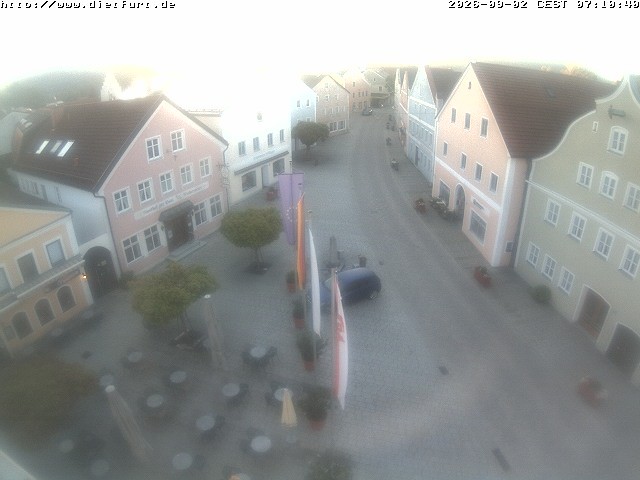 Archiv Foto Webcam Ostansicht Rathaus Dietfurt