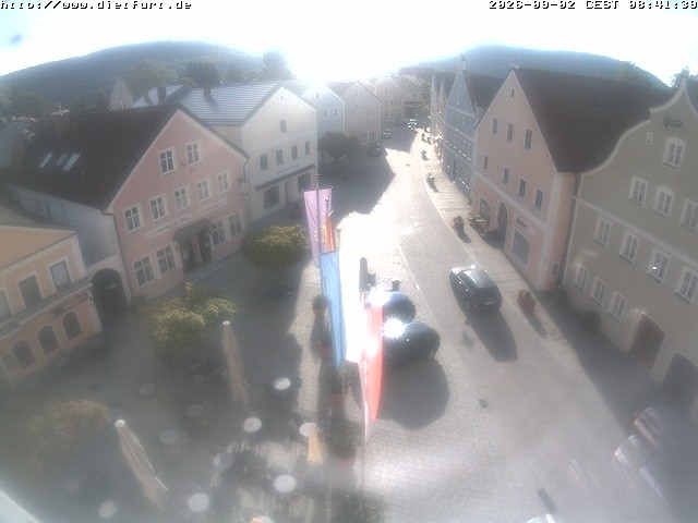 Archiv Foto Webcam Ostansicht Rathaus Dietfurt