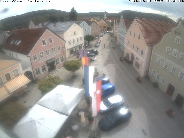 Archiv Foto Webcam Ostansicht Rathaus Dietfurt