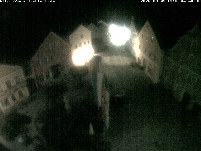 Archived image Webcam View on Dietfurt guildhall