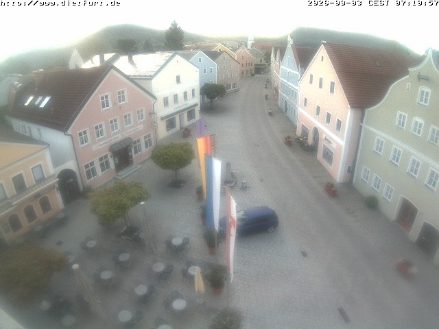 Archived image Webcam View on Dietfurt guildhall
