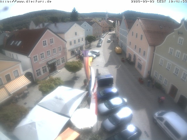 Archived image Webcam View on Dietfurt guildhall