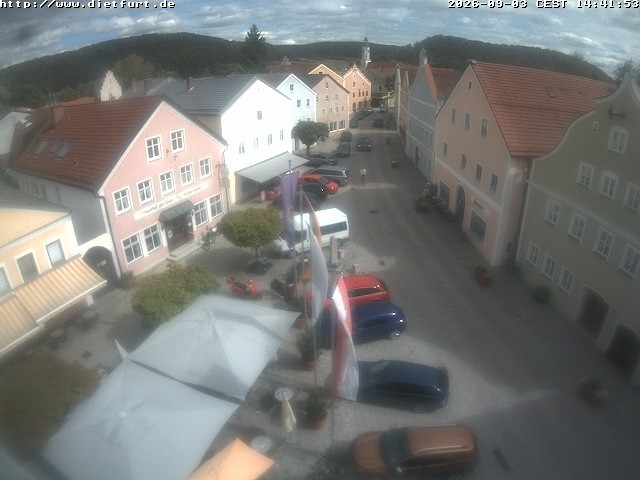 Archived image Webcam View on Dietfurt guildhall