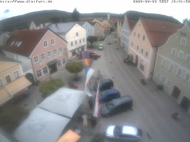 Archived image Webcam View on Dietfurt guildhall