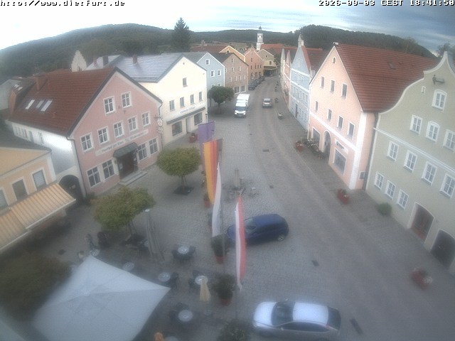 Archived image Webcam View on Dietfurt guildhall