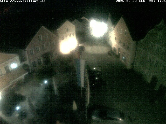 Archived image Webcam View on Dietfurt guildhall