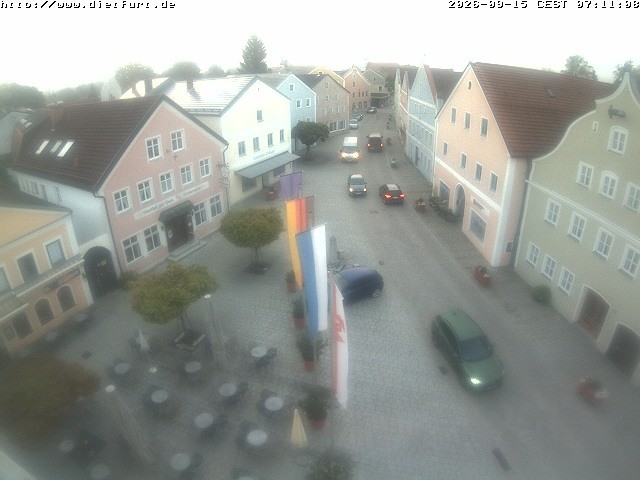 Archiv Foto Webcam Ostansicht Rathaus Dietfurt