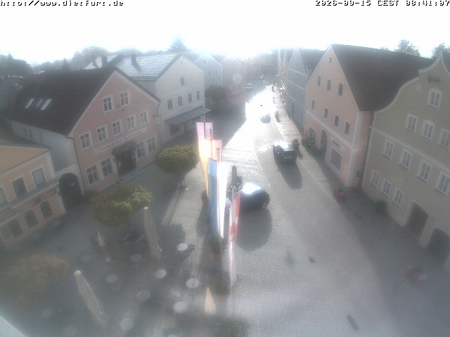 Archiv Foto Webcam Ostansicht Rathaus Dietfurt