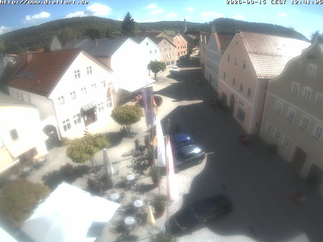 Archiv Foto Webcam Ostansicht Rathaus Dietfurt