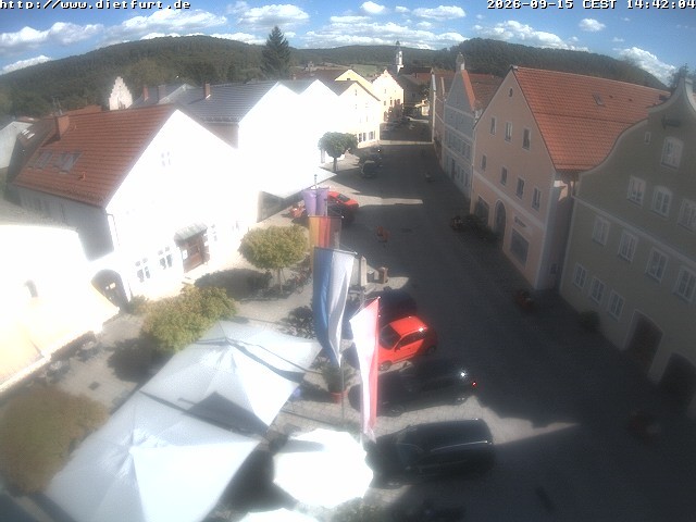 Archiv Foto Webcam Ostansicht Rathaus Dietfurt