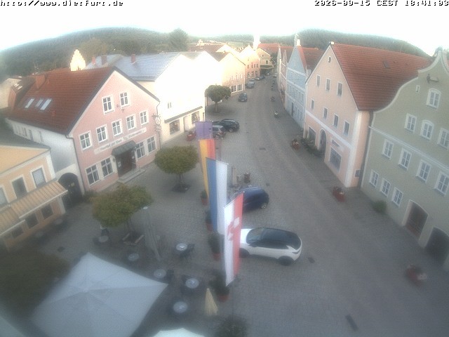 Archiv Foto Webcam Ostansicht Rathaus Dietfurt